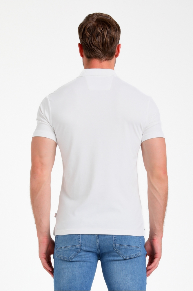 PREMIUM POLO VAN JERSEY KWALITEIT 235531 102 Ecru